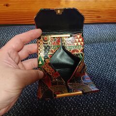 アジアン　エスニック　テイストな　小物入れ小銭入れの画像