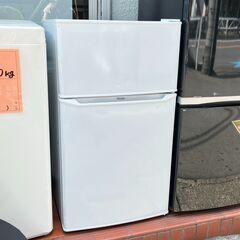 2ドア冷蔵庫 85L 2021年製 Haier JR-N85D ミニ 小型 一人暮らし 単身赴任 白 ホワイト ★買取帝国 志木店