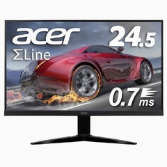 acer  ２４.5インチ　 ゲーミングモニター　PC.PS5.PS4の画像