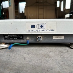 農機　自動選別機　操作盤モニター、計量器 の画像