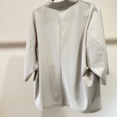 メンズスーツ半袖　の画像