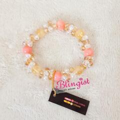 ピンクコーラル PINK CORAL シトリン CITRINE ...