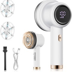 毛玉取り 電動 毛玉クリーナー 毛玉取り器 安全装置 パワーカッ...