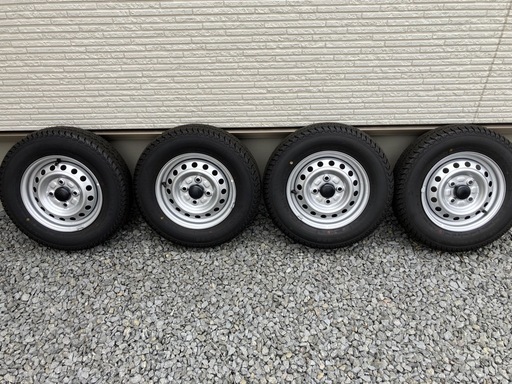 ★他サイトお取引終了★新車外し 24年製 ハイゼットトラック 純正 145/80r12 80/78n lt 4本セット