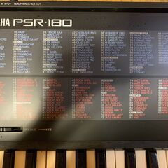 キーボード PSR-180 自動演奏機能つきの画像
