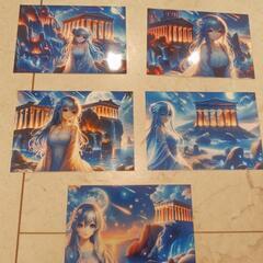 新品 デジタルアート 6枚セット 額ぶち付きの画像