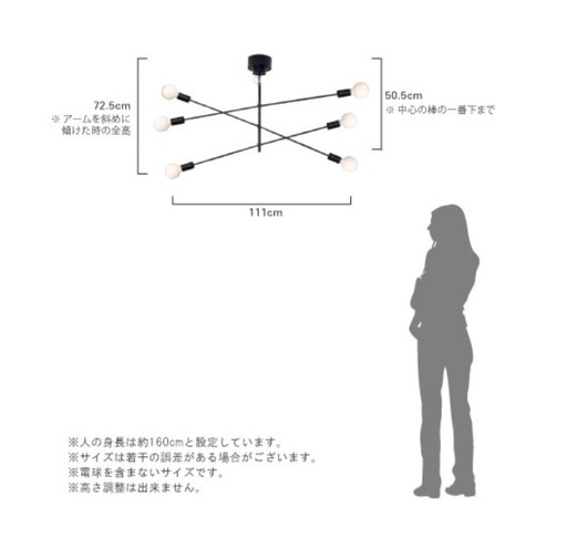 ディクラッセ　カーディナル　ペンダントランプ　ブラック　LEDフィラメント電球込