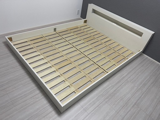 クイーン　ベッドフレーム　ローベッド