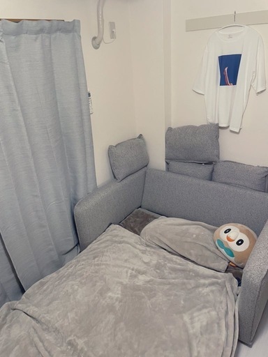 コアラマットレス　ソファーベッド　セミダブル　二人がけ　美品