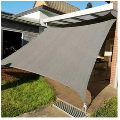 【開封未使用】日除けシェード サンシェード 3×4m UV対策 防水 オフホワイトの画像