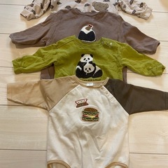 長袖ロンパース　ベビー服　80サイズの画像