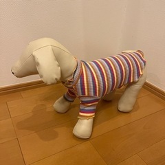 犬 マネキン レザー ディスプレイの画像