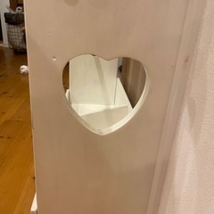 洋服かけ　小物置きの画像