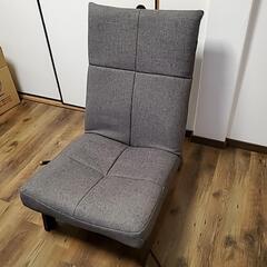 リクライニングソファー1人掛け ハイバック 脚付きの画像