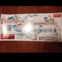 路線図 西武鉄道 鉄道　電車　グッズ