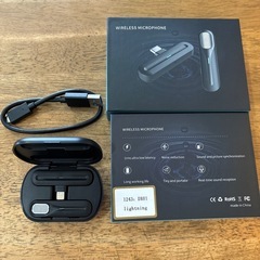 未使用　ワイヤレスマイク Lightning ピンマイク　スマホ...