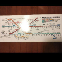 路線図 東急電鉄 みなとみらい線 鉄道 電車 グッズ
