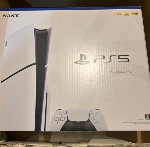 「新型 PlayStation 5 slim CFI-2000A01」とソフト8本