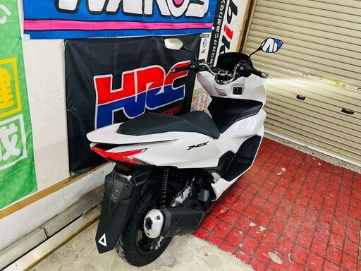 【低走行】ホンダ PCX125 白 2023年 ABS PGM-Fi JK05 走行距離4320km ワンオーナー ローン分割払い可配送可 千葉県木更津市発