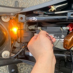 汎用ウィンカー 通電確認済の画像