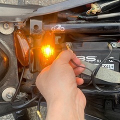 汎用ウィンカー 通電確認済の画像