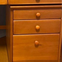 学習机の引き出し　ドロワーの画像