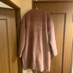 ポケットファー　カーディガンコートの画像