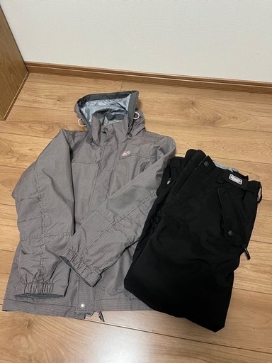 スノボウェア　ピンク✖️グレー