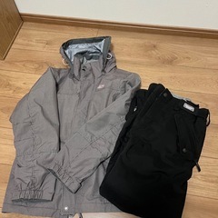 スノボウェア　ピンク✖️グレー　