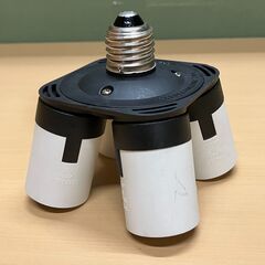 4又分岐ソケット E26口金 (1灯→4灯へ変換）