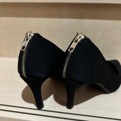 レディース　パンプス　L L サイズ　ブラックフォーマル　ヒール　の画像