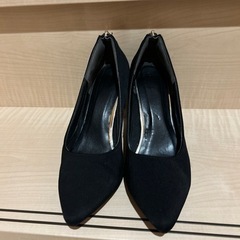 レディース　パンプス　L L サイズ　ブラックフォーマル　ヒール　の画像