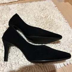 レディース　パンプス　L L サイズ　ブラックフォーマル　ヒール　の画像