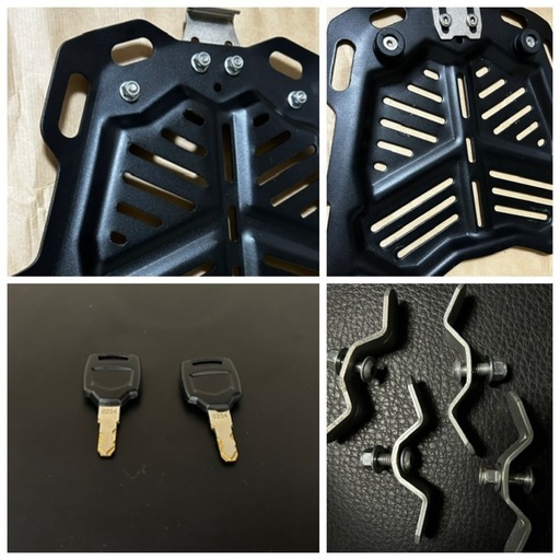 美品　トップボックス　リアボックス  シルバー