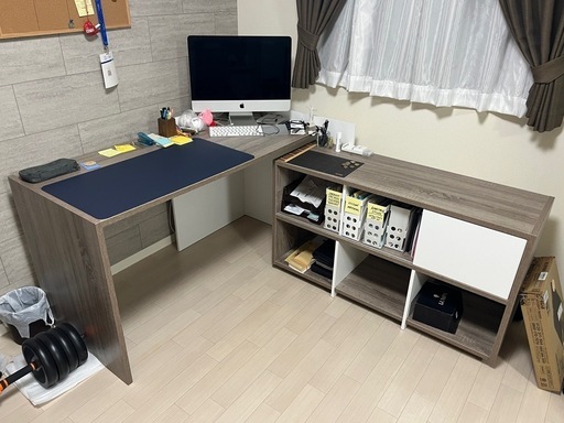 ★買手決定★：オフィスデスク（収納デスク付き）