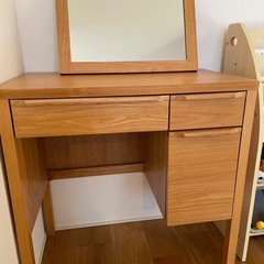 unico 化粧台 （定価42,900円）ドレッサー　鏡台の画像