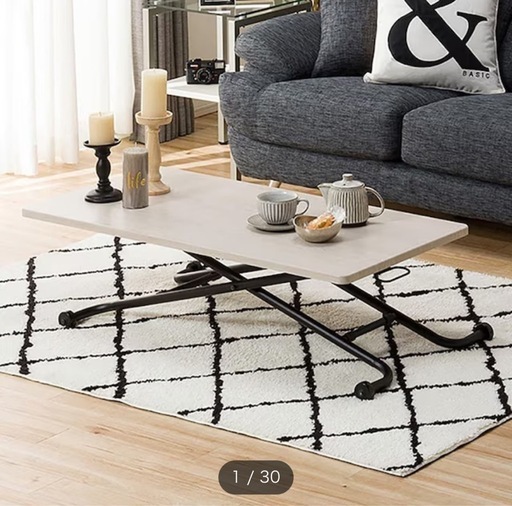 ガス昇降式テーブル