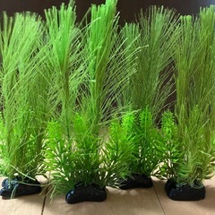 人工水草 　ふわふわ付　1個  150円