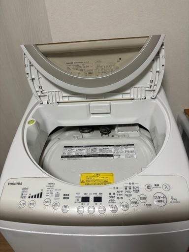 お話中✨東芝　たて型洗濯乾燥機（9.0kg）　連絡が取れなくなった為再出品