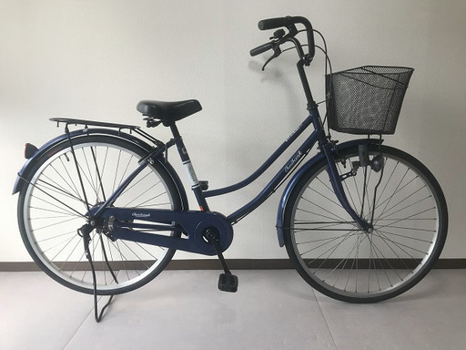 【サブスク利用も可能❕】２６インチ - ネイビー /　charibank【整備済み】26015B