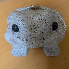 蛙🐸の石像の画像