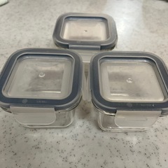 ガラス保存容器　3個セット