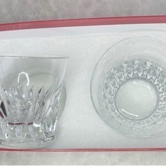 新品未使用バカラロックグラスペアの画像