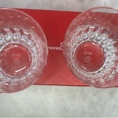 新品未使用バカラロックグラスペアの画像