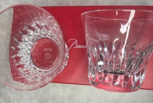 新品未使用バカラロックグラスペア