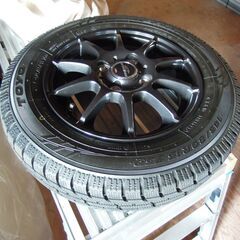 極美品　アルミホイール+TOYOスタッドレスタイヤ　145/80...