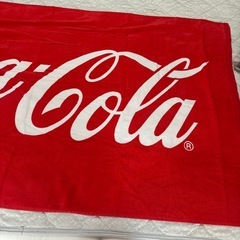 新品　コカコーラ　大判レジャータオルの画像