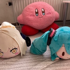 初音ミク、カービィ、fateぬいぐるみ