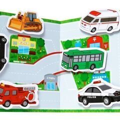 ★トミカ　レスキューカー+マグネットブックパズルの画像