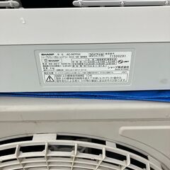 中古シャープ　エアコン　１８畳用　200Vエアコン　室内機分解高圧洗浄　動作確認済み　引き取りのみ